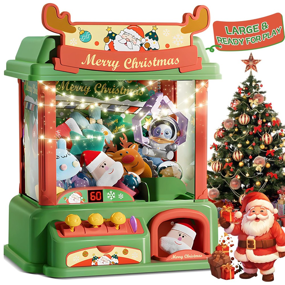 Vending Game - Christmas Claw Machine For Kids Mini