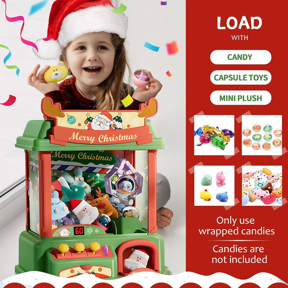 Christmas Claw Machine For Kid - đánh giá và giá Vending Game