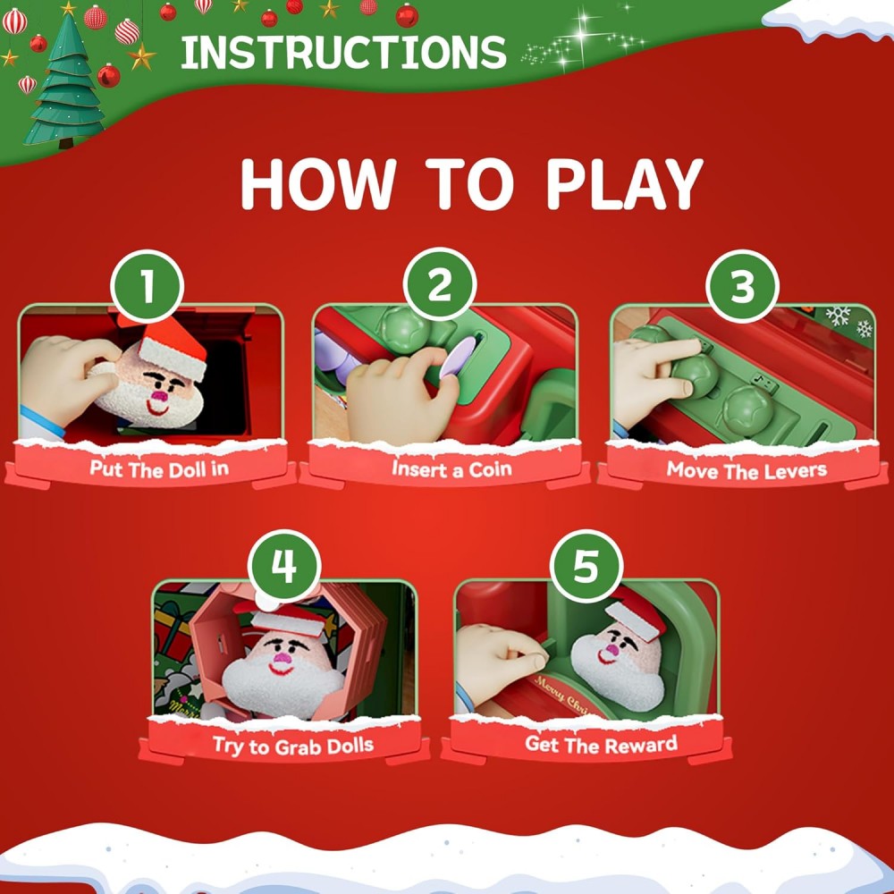 Christmas Claw Machine For Kid - đánh giá và giá Vending Game