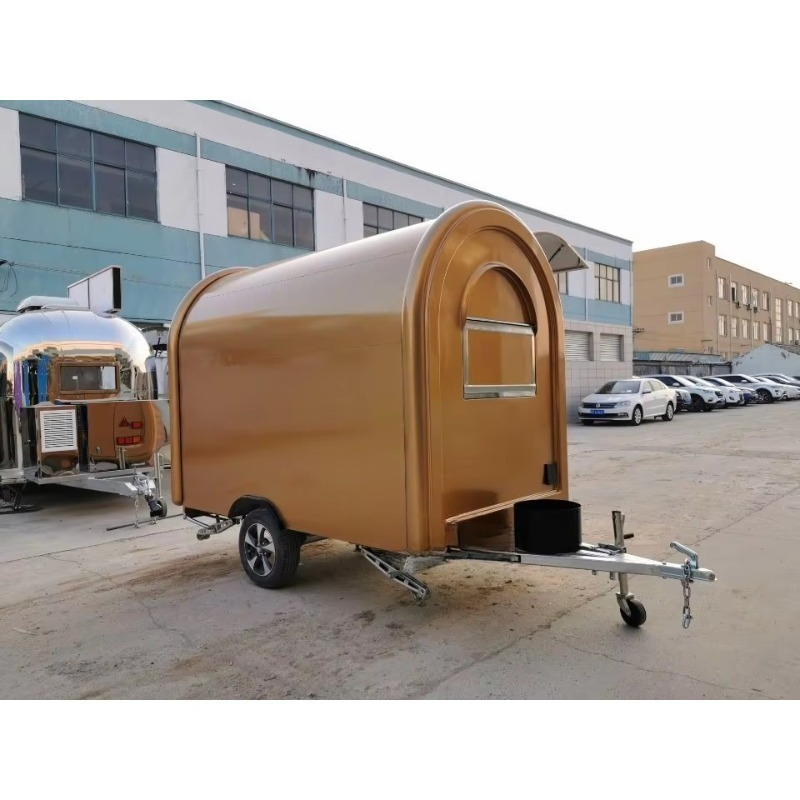 Mobile Food Trucks Coffee Food - đánh giá và giá Hot Dog Vending Cart