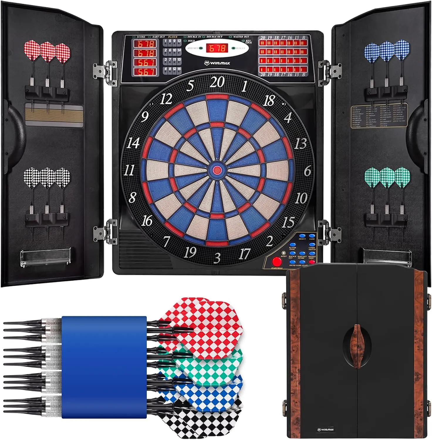Electronic Dart Board Cabinet  - đánh giá và giá Electronic Dartboard Cabinet