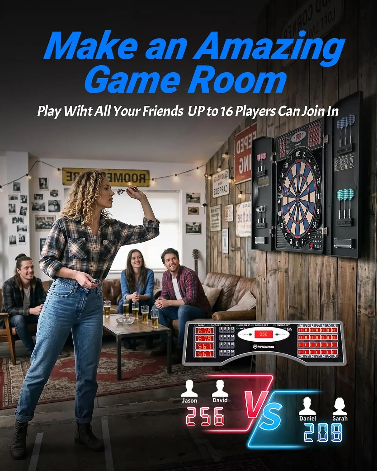 Electronic Dart Board Cabinet  - đánh giá và giá Electronic Dartboard Cabinet