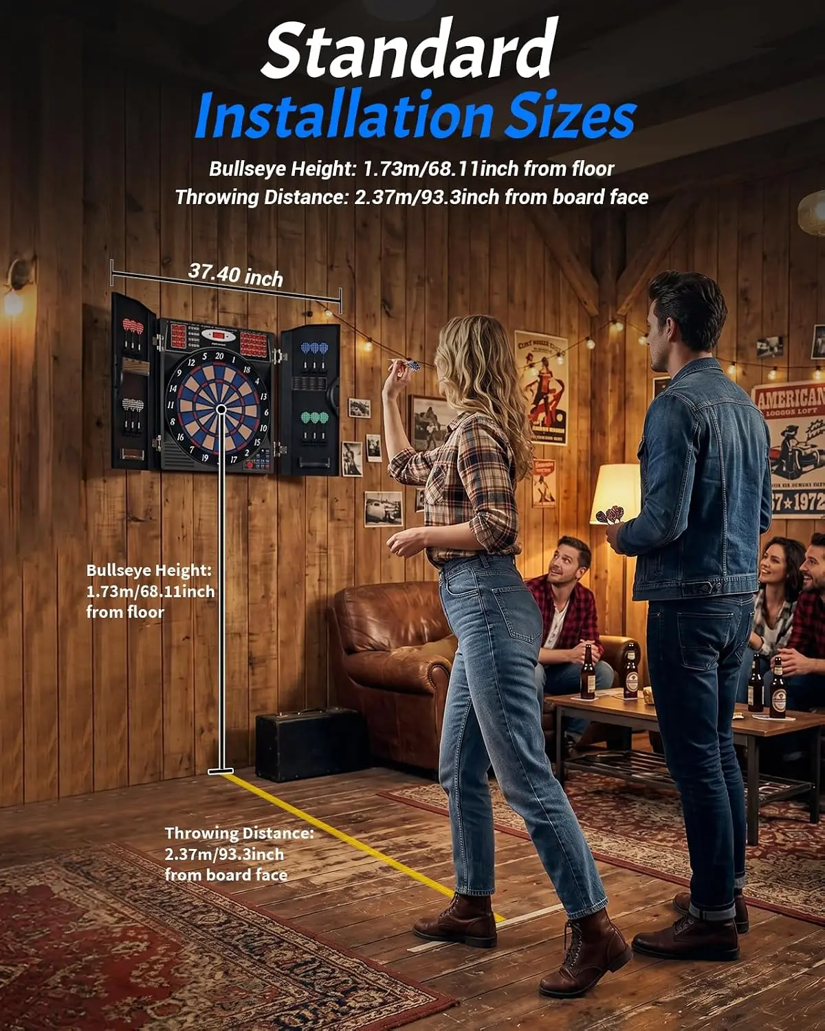 Electronic Dart Board Cabinet  - đánh giá và giá Electronic Dartboard Cabinet