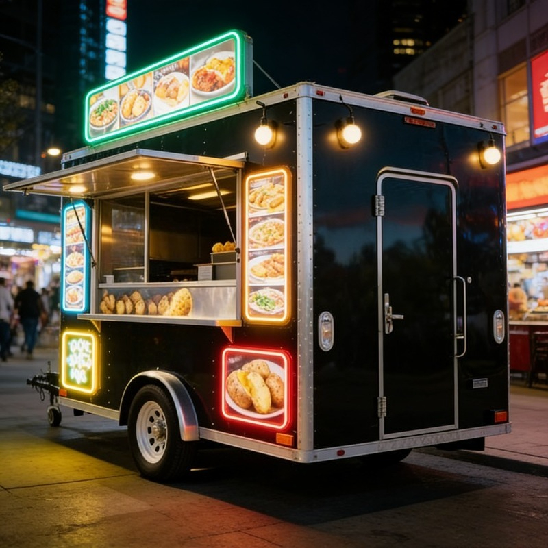 Custom Hot Dog Cart Trailer Co - đánh giá và giá Hot Dog Vending Cart