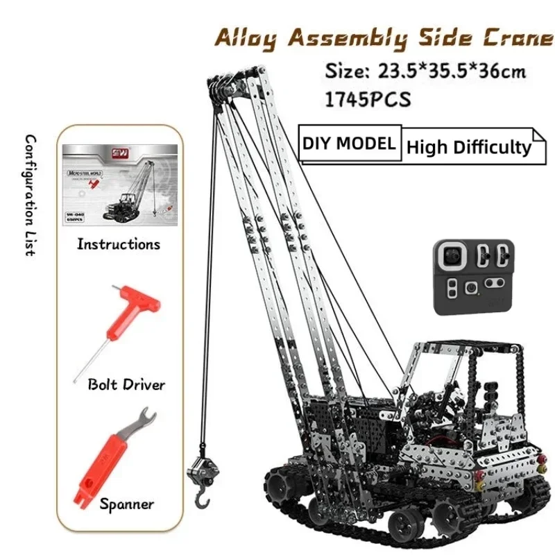 DIY Metal RC Crane Electric Ho - đánh giá và giá Claw Crane Machine