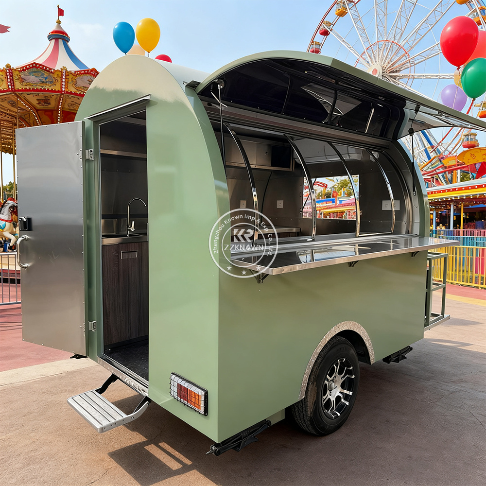 Luxury Mobile Food Truck Fully - đánh giá và giá Hot Dog Vending Cart