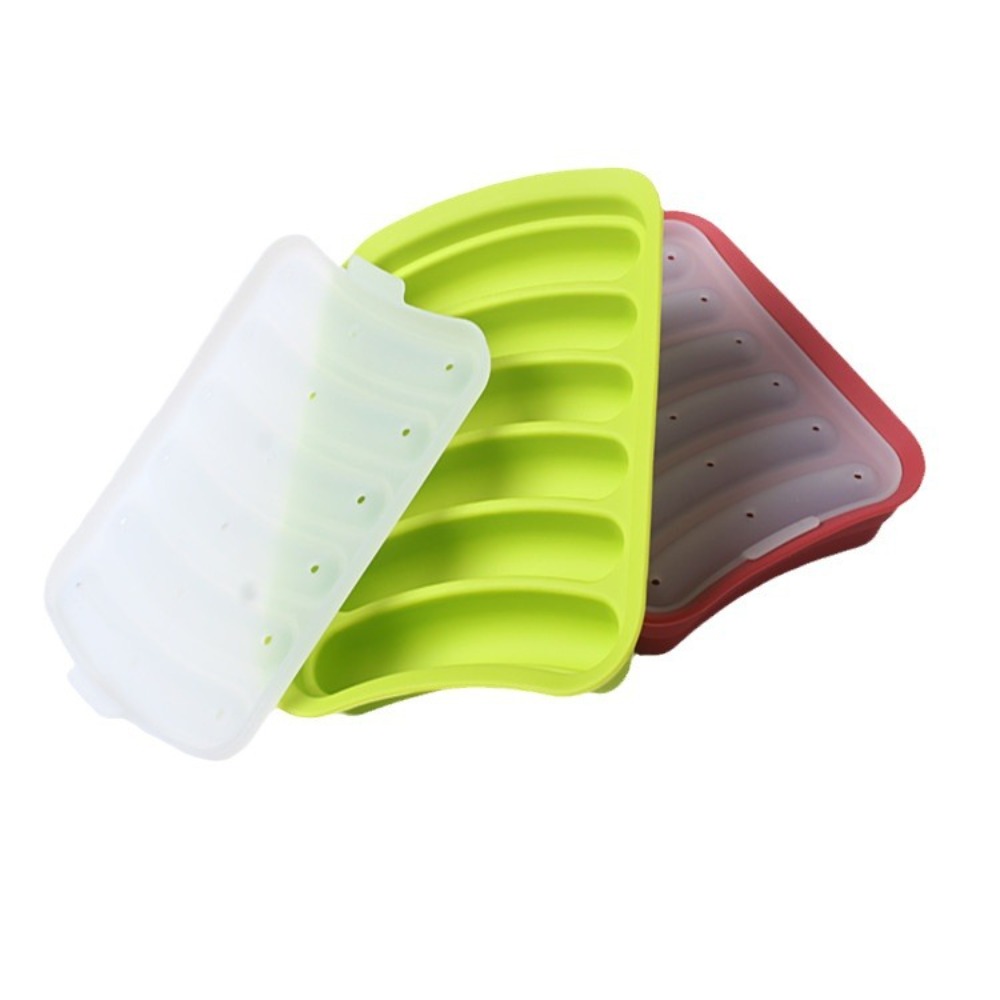 1Pcs Silicone Sausage Mold 6-c - đánh giá và giá Hot Dog Vending Cart
