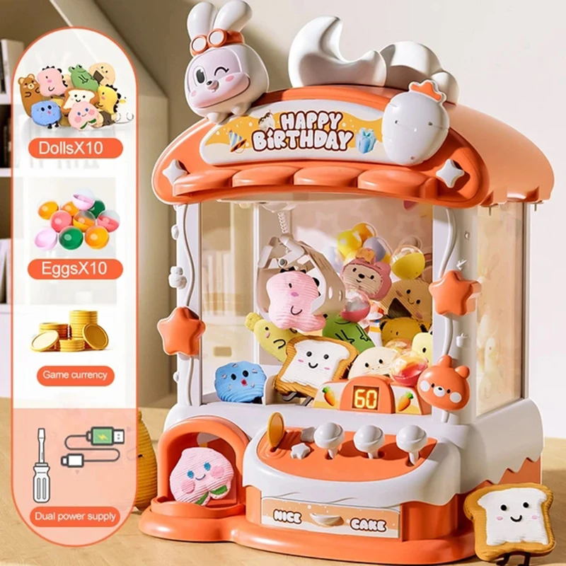 Cartoon Claw Game Machine Rabb - đánh giá và giá Claw Crane Machine