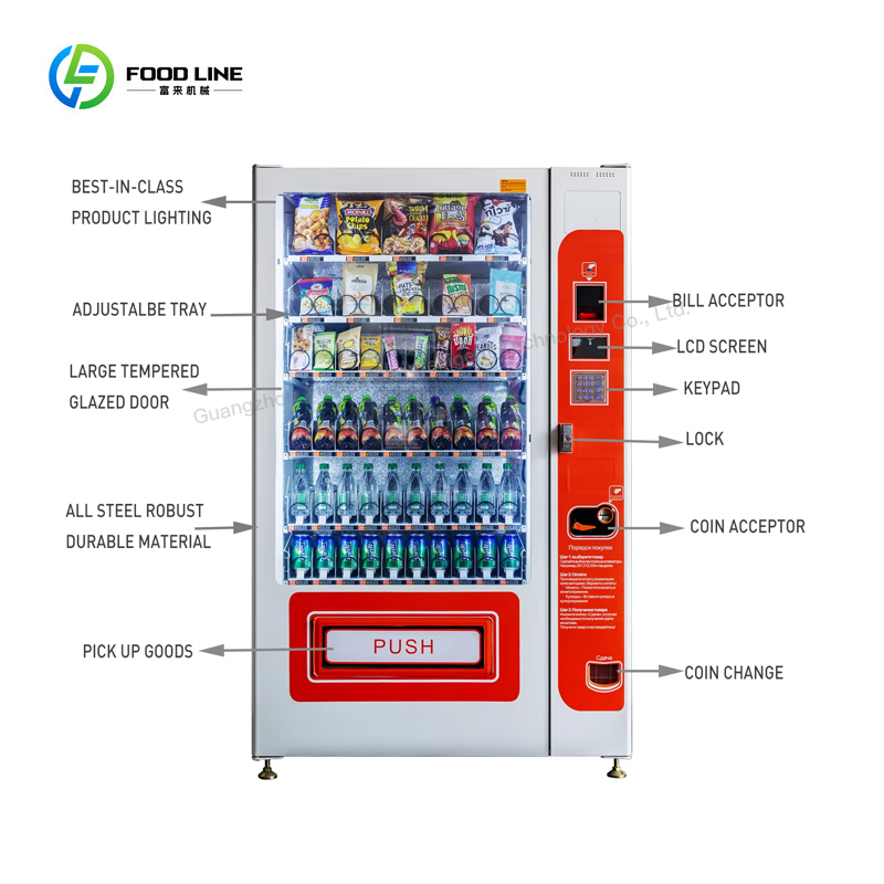 FL Customized Self Service Foo - đánh giá và giá Vending Machine Qr Code