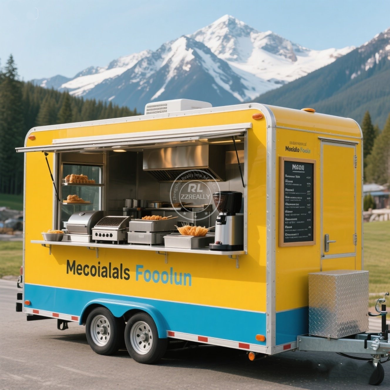 Customizable Food Trailer Manu - đánh giá và giá Hot Dog Vending Cart