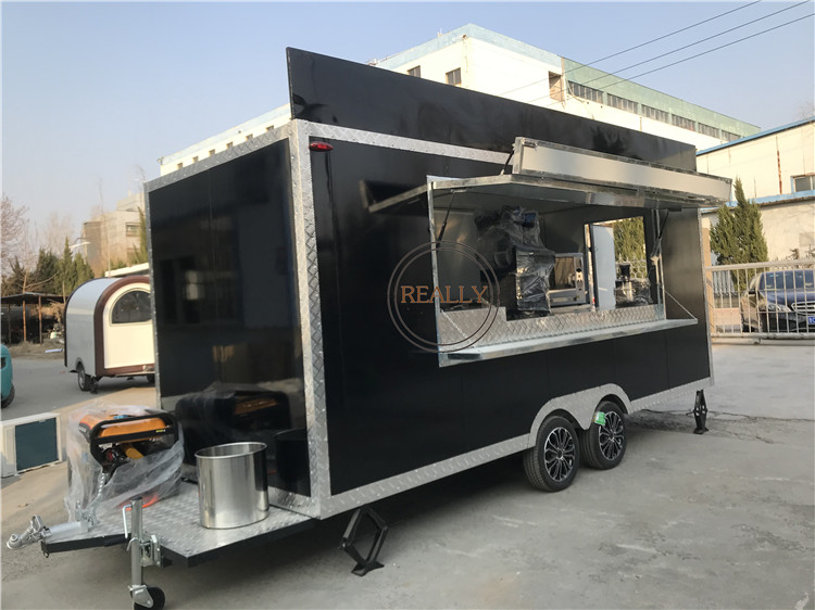 Large Space Square Fast Food T - đánh giá và giá Hot Dog Vending Cart